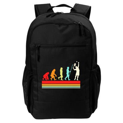 Tennis Player Evolution Retro Vintage Color Backpack