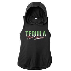 Tequila Por Favor Funny Mexican Party Agave Tequila Er Gift Ladies PosiCharge Tri-Blend Wicking Draft Hoodie Tank