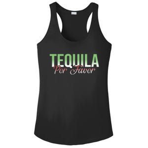 Tequila Por Favor Funny Mexican Party Agave Tequila Er Gift Ladies PosiCharge Competitor Racerback Tank