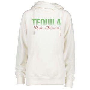 Tequila Por Favor Funny Mexican Party Agave Tequila Er Gift Womens Funnel Neck Pullover Hood