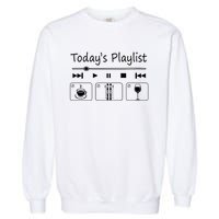 Today Playkist Funny Skiing Lover Gift For Skier Garment-Dyed Sweatshirt