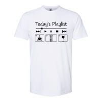 Today Playkist Funny Skiing Lover Gift For Skier Softstyle CVC T-Shirt