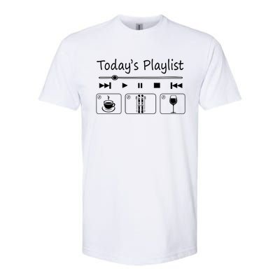 Today Playkist Funny Skiing Lover Gift For Skier Softstyle CVC T-Shirt