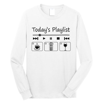 Today Playkist Funny Skiing Lover Gift For Skier Long Sleeve Shirt