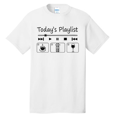 Today Playkist Funny Skiing Lover Gift For Skier Tall T-Shirt