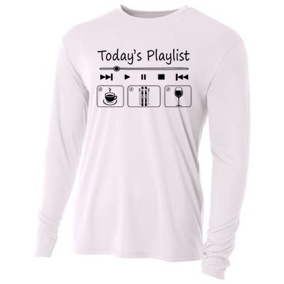 Today Playkist Funny Skiing Lover Gift For Skier Cooling Performance Long Sleeve Crew