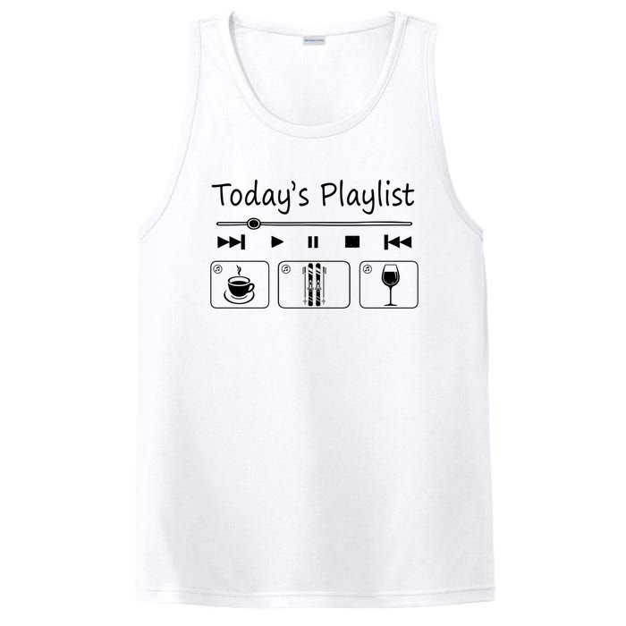 Today Playkist Funny Skiing Lover Gift For Skier PosiCharge Competitor Tank