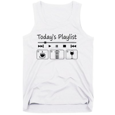 Today Playkist Funny Skiing Lover Gift For Skier Tank Top