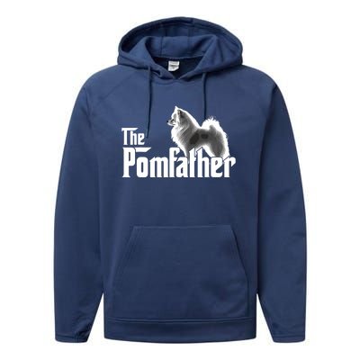 The Pomfather Funny Pomeranian Performance Fleece Hoodie