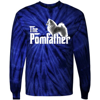 The Pomfather Funny Pomeranian Tie-Dye Long Sleeve Shirt