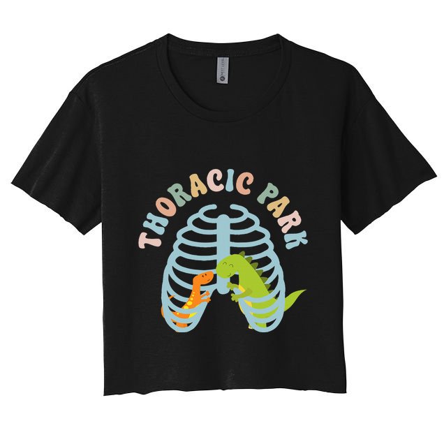 Thoracic Park Funny Nurse Musculoskeletal Cond Crop Top