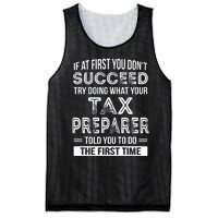 Tax Preparer Funny Tax Season Gift Mesh Reversible Basketball Jersey Tank