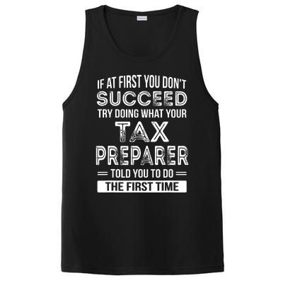 Tax Preparer Funny Tax Season Gift PosiCharge Competitor Tank