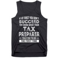 Tax Preparer Funny Tax Season Gift Tank Top