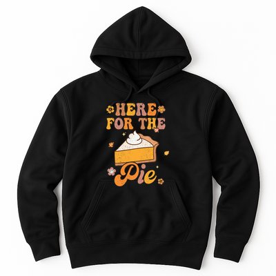 Thanksgiving Pumpkin Fall Vibes Retro Groovy Harvest Hoodie
