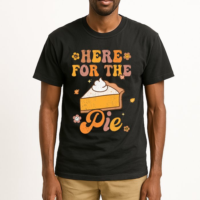 Thanksgiving Pumpkin Fall Vibes Retro Groovy Harvest Tall T-Shirt