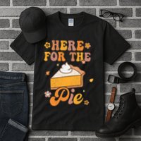 Thanksgiving Pumpkin Fall Vibes Retro Groovy Harvest Tall T-Shirt