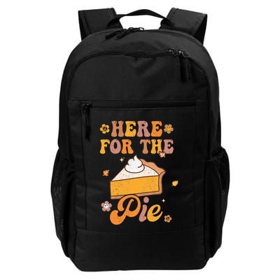 Thanksgiving Pumpkin Fall Vibes Retro Groovy Harvest Backpack