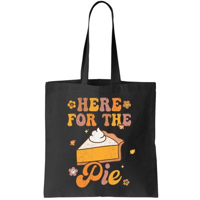 Thanksgiving Pumpkin Fall Vibes Retro Groovy Harvest Bag