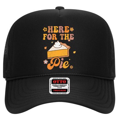 Thanksgiving Pumpkin Fall Vibes Retro Groovy Harvest Trucker Hat