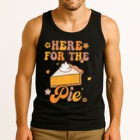 Thanksgiving Pumpkin Fall Vibes Retro Groovy Harvest Tank Top