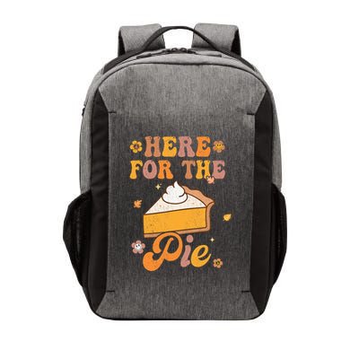 Thanksgiving Pumpkin Fall Vibes Retro Groovy Harvest Vector Backpack