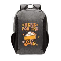 Thanksgiving Pumpkin Fall Vibes Retro Groovy Harvest Vector Backpack