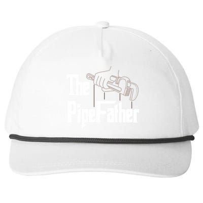 The Pipefather Funny Plumber Dad Fathers Day Gift Snapback Five-Panel Rope Hat