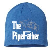 The Pipefather Funny Plumber Dad Fathers Day Gift Sustainable Beanie