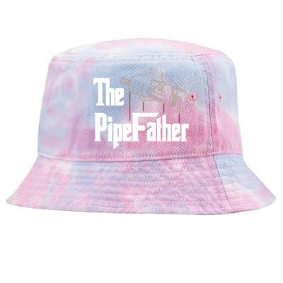 The Pipefather Funny Plumber Dad Fathers Day Gift Tie-Dyed Bucket Hat