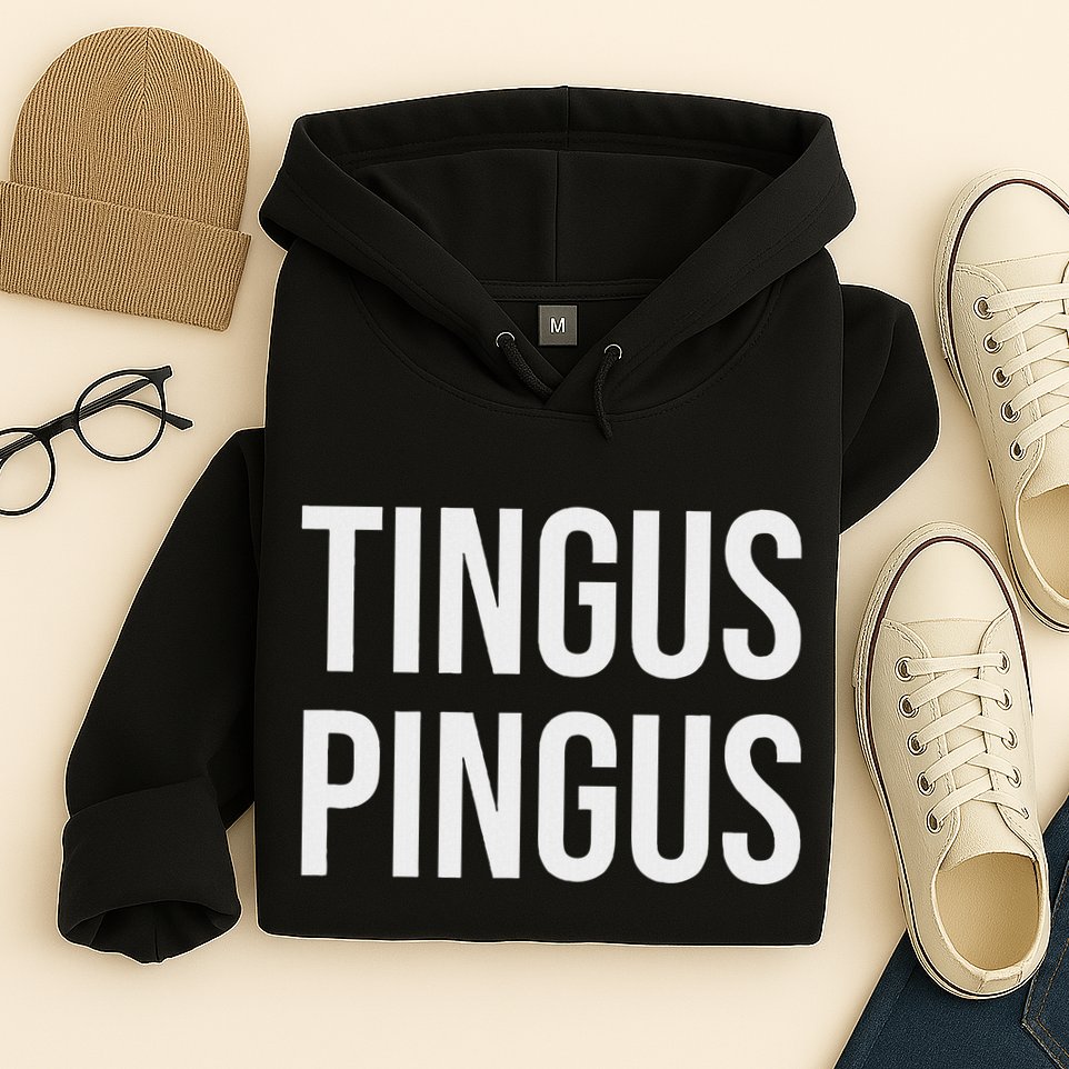Tingus Pingus Fun Design Hoodie