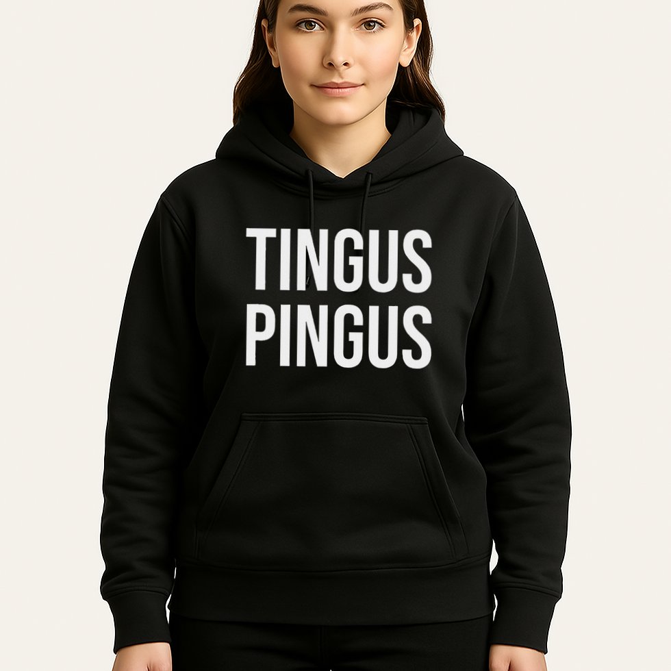 Tingus Pingus Fun Design Hoodie
