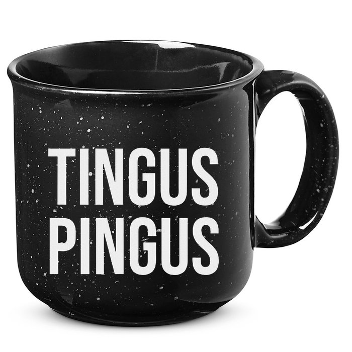Tingus Pingus Fun Design 15oz Campfire Ceramic Mug