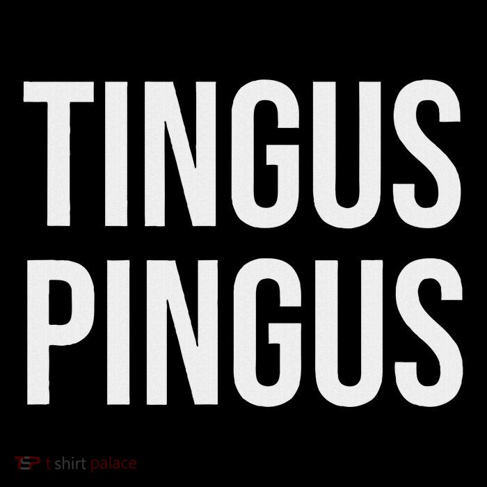 Tingus Pingus Fun Design Drawstring Bag