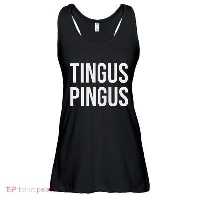 Tingus Pingus Fun Design Ladies Essential Flowy Tank
