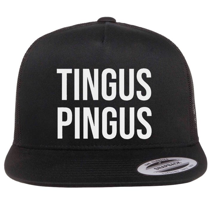 Tingus Pingus Fun Design Flatbill Hat