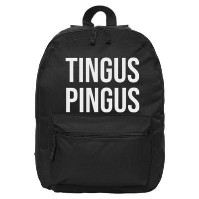 Tingus Pingus Fun Design 16 in Basic Backpack