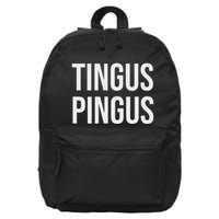 Tingus Pingus Fun Design 16 in Basic Backpack