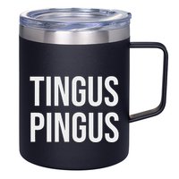 Tingus Pingus Fun Design 12oz Stainless Steel Coffee Mug