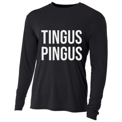 Tingus Pingus Fun Design Cooling Performance Long Sleeve Crew