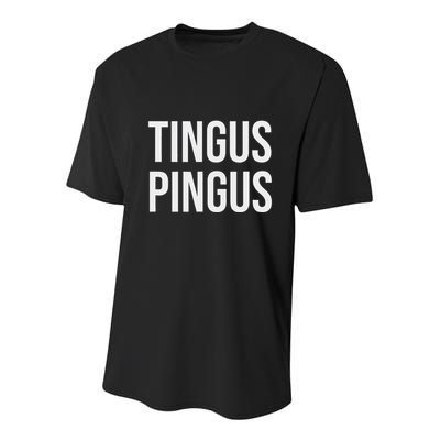 Tingus Pingus Fun Design Youth Performance Sprint T-Shirt