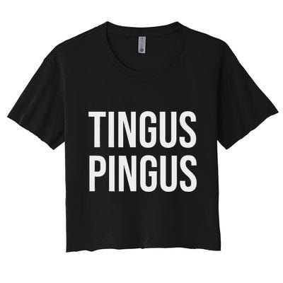 Tingus Pingus Fun Design Crop Top