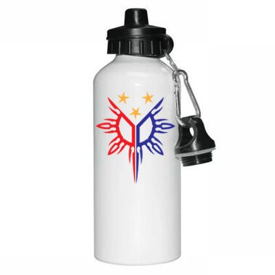 Tribal Philippines Filipino Sun And Stars Flag Aluminum Water Bottle