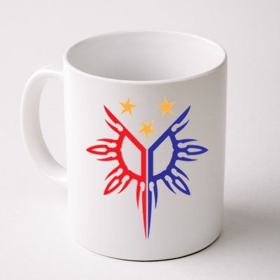 Tribal Philippines Filipino Sun And Stars Flag Coffee Mug