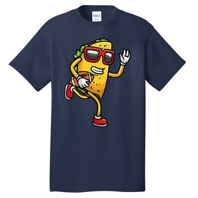 Taco Playing Football Mexican Cinco De Mayo Tall T-Shirt