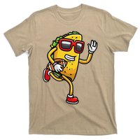 Taco Playing Football Mexican Cinco De Mayo T-Shirt