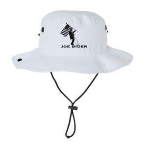 Donald Trump Pees On Joe Biden FJB Anti Biden American Flag Legacy Cool Fit Booney Bucket Hat