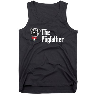 The PugFather Funny Pug's Dad Lover Tank Top