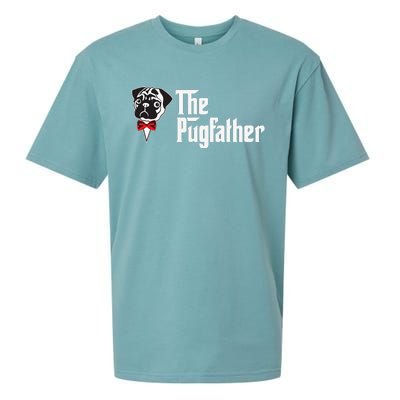 The PugFather Funny Pug's Dad Lover Sueded Cloud Jersey T-Shirt