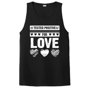 Tested Positive For Love Valentine's Day For Couples Pajama Meaningful Gift PosiCharge Competitor Tank